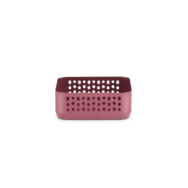 Nic Nac Organizer 10,5 x 10,5 x h4 von Normann Copenhagen in Dunkelrot
