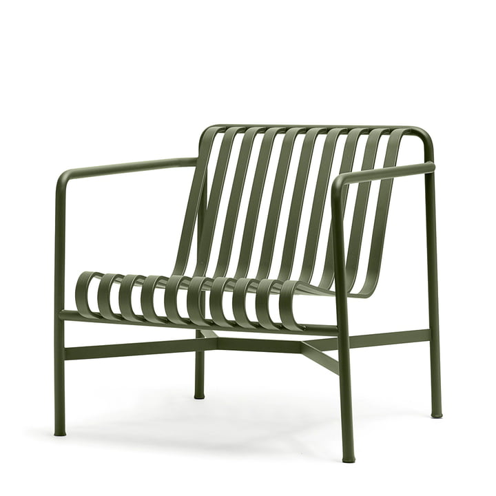 Der Palissade Lounge Chair Low von Hay in olive