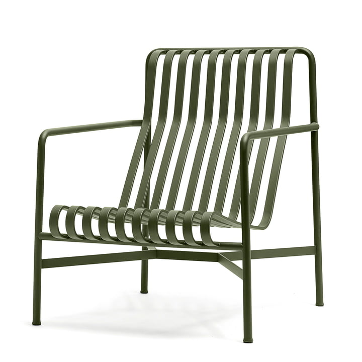 Der Palissade Lounge Chair High von Hay in olive