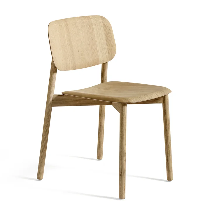 Der HAY - Soft Edge Stuhl in Eiche matt lackiert