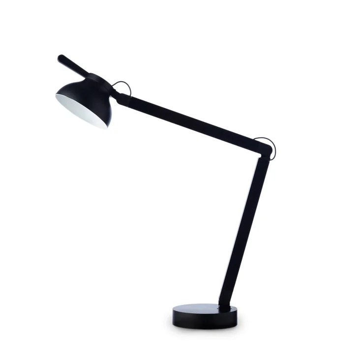 PC Double Arm LED Tischleuchte von HAY in oft black