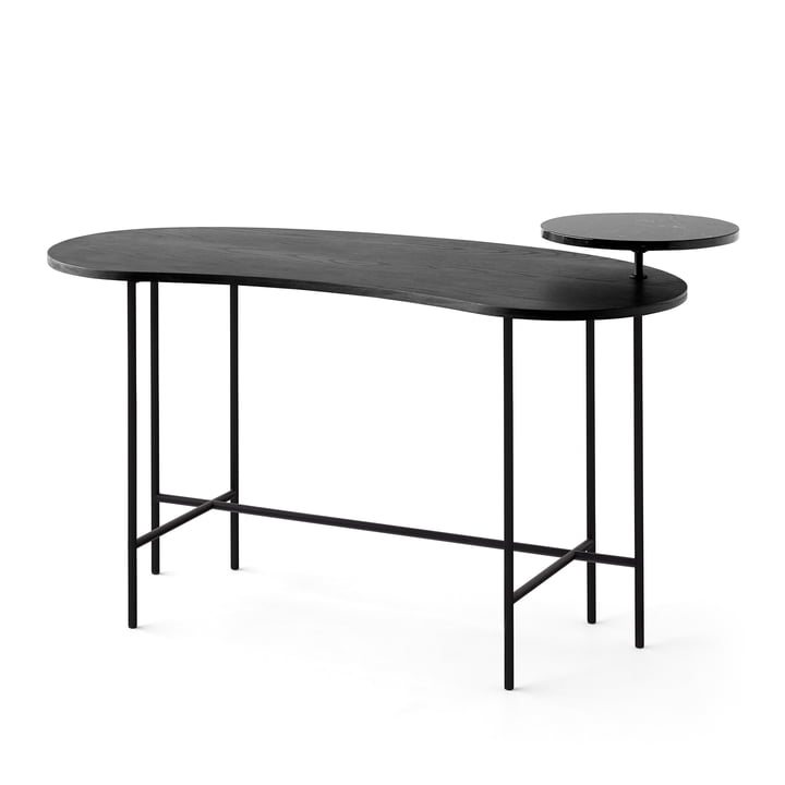 Der &Tradition - Palette Table - JH9 in schwarzer Esche / Nero Marquina