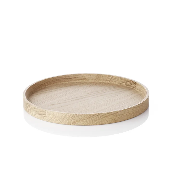 Das applicata - Luna tray Serviertablett, ∅ 28 cm in Eiche