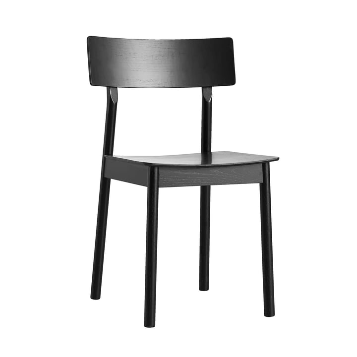 Pause Dining Chair von Woud in schwarz