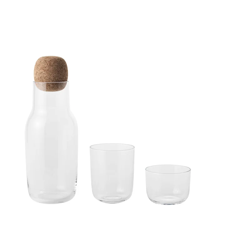Corky Trinkglas mit Karaffe in Clear