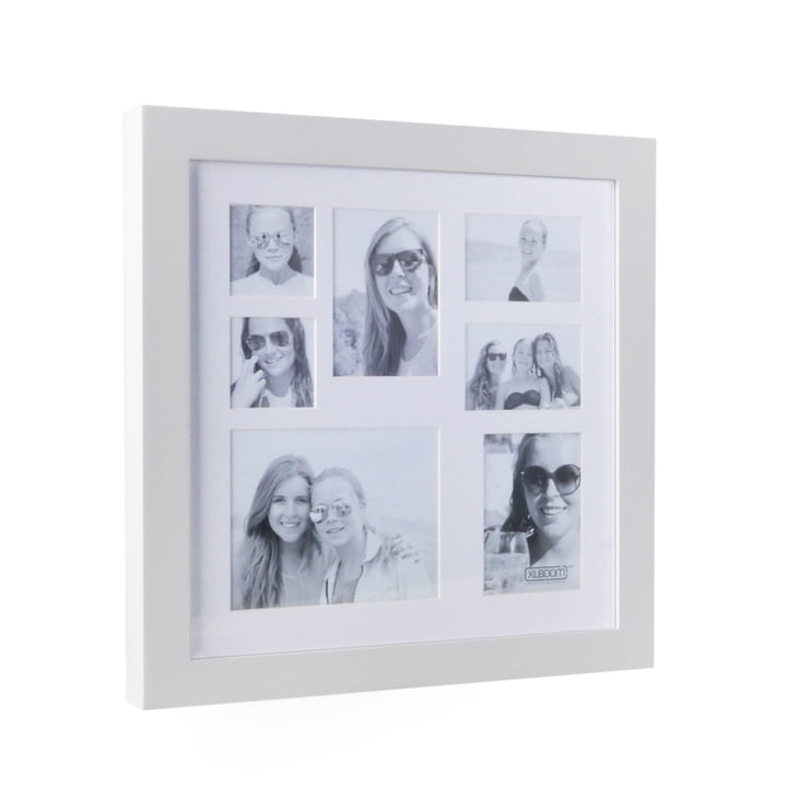 Multi Photo Rahmen für 7 Bilder von XLBoom in Weiß
