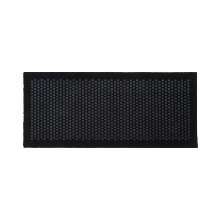 Dot Fußmatte 67 x 150 cm von tica copenhagen in schwarz / grau
