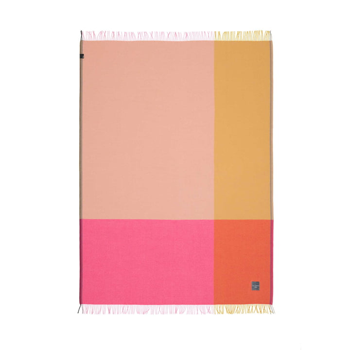 Colour Block Decke von Vitra in Pink und Beige