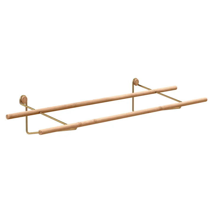 Shoe Rack von We Do Wood aus Bambus und Messing