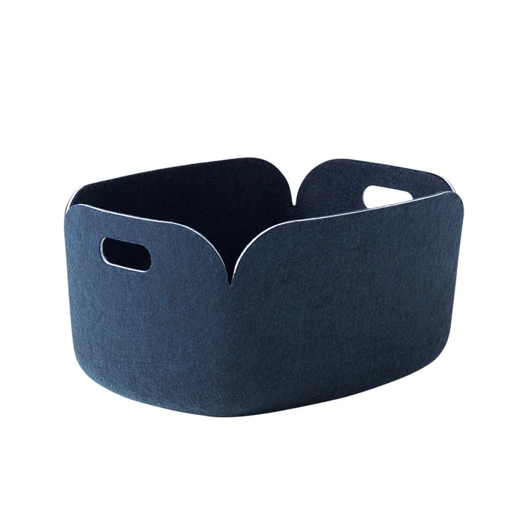 Restore Aufbewahrungskorb von Muuto in Midnight Blue