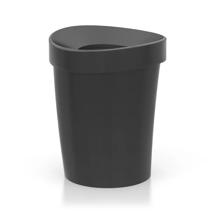 Happy Bin Papierkorb large von Vitra in basic dark
