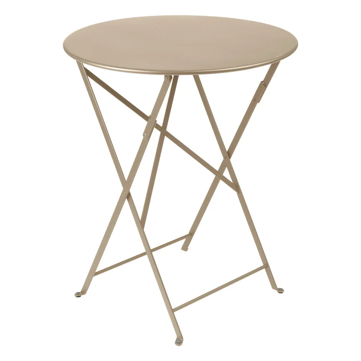 Bistro Klapptisch Ø 60 cm von Fermob in Muskat