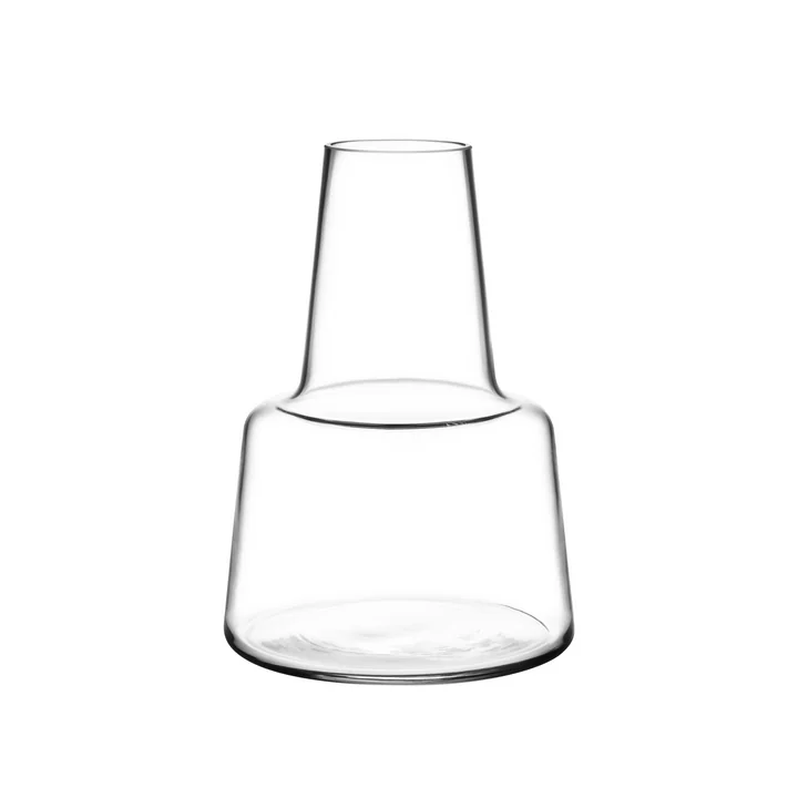 Flora Vase mittlerer Hals 12 cm von Holmegaard in Klar