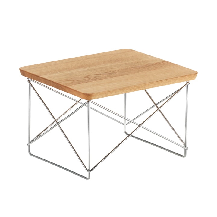 Eames Occasional Table LTR von Vitra in Eiche / Chrom