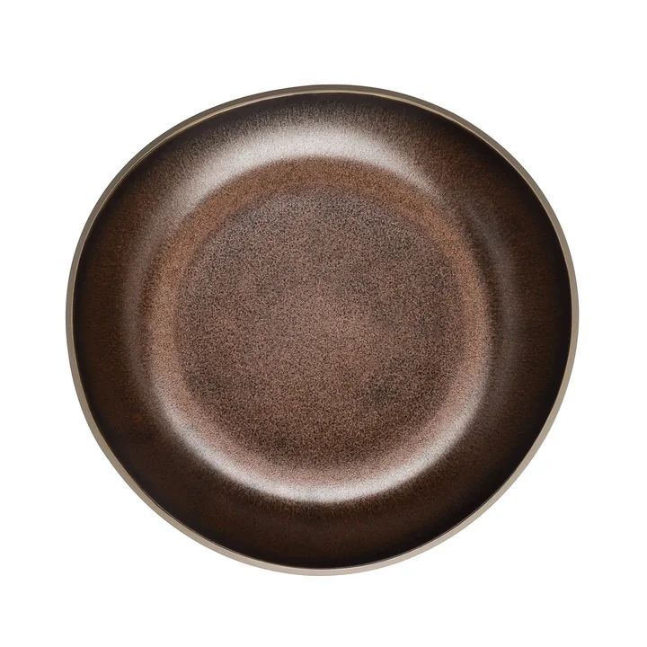 Junto Teller Ø 22 cm flach von Rosenthal in Bronze