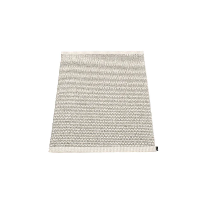 Mono Teppich, 60 x 85 cm von Pappelina in Fossil Grey / Warm Grey