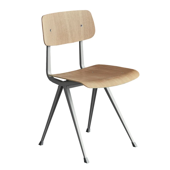Result Chair von HAY in Beige und Eiche matt lackiert