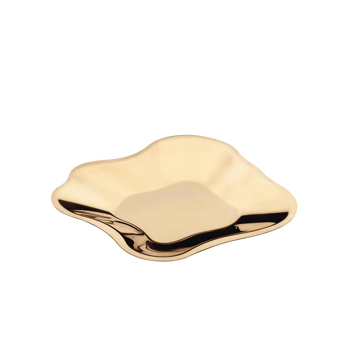Aalto Schale flach 358 mm von Iittala in Rose Gold