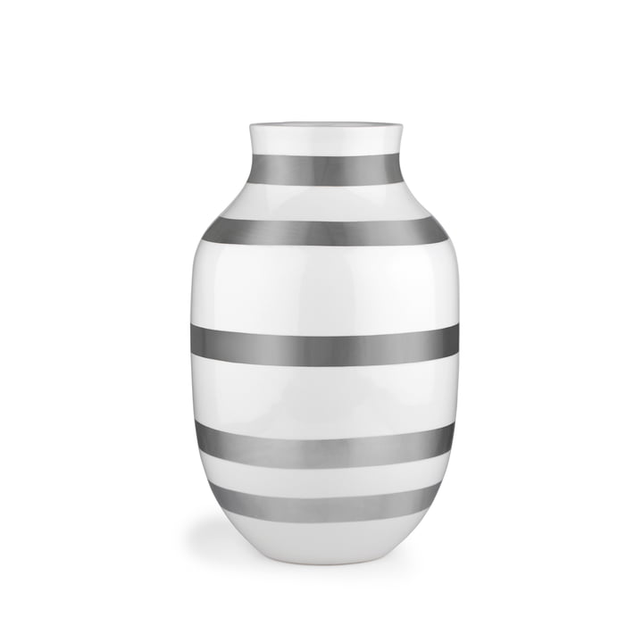 Omaggio Vase H 305 von Kähler Design in Silber