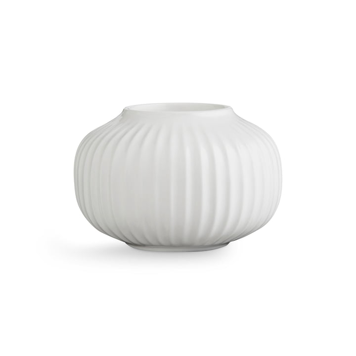 Hammershøi Teelichthalter H 6,5 cm von Kähler Design in Weiß