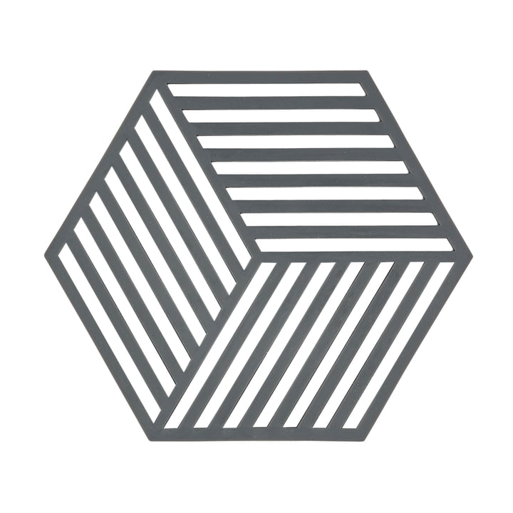 Der Zone Denmark - Hexagon Untersetzer in grau
