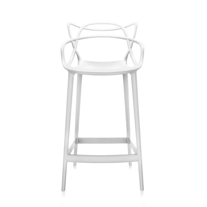 Der Kartell - Masters Barhocker, H 65 cm / weiß