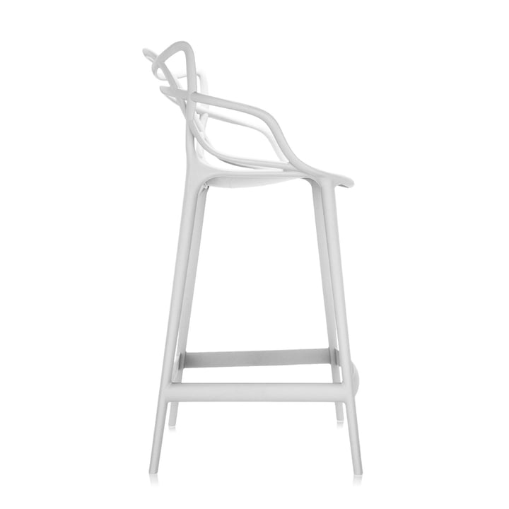 Der Kartell - Masters Barhocker, H 65 cm / weiß