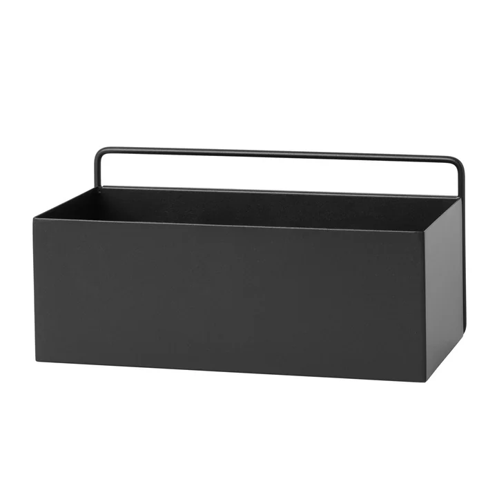 Wall Box rechteckig von Ferm Living in Schwarz