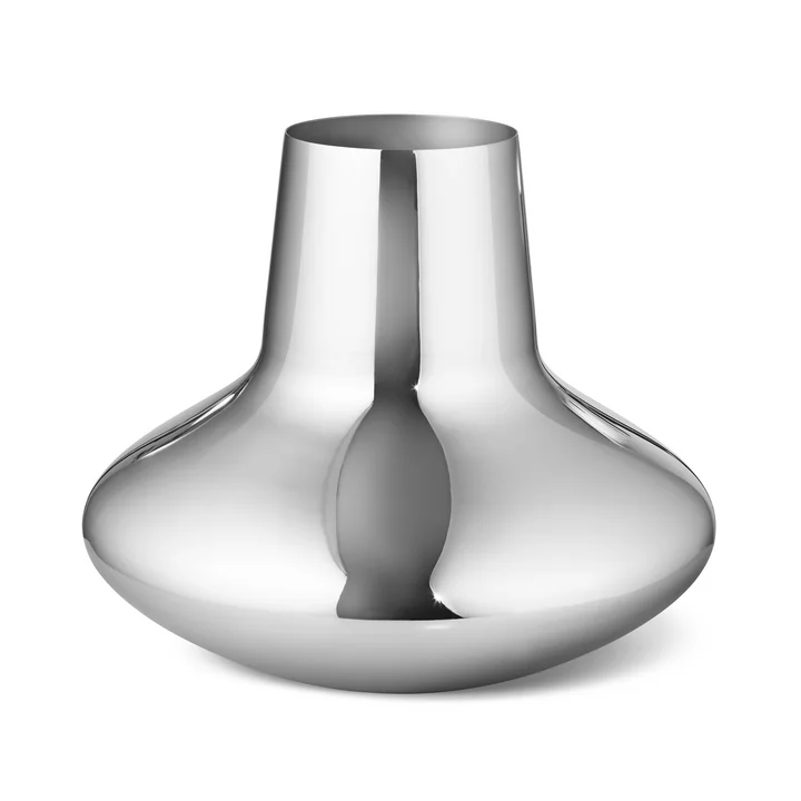 Die Georg Jensen - Henning Koppel Vase large, Edelstahl poliert