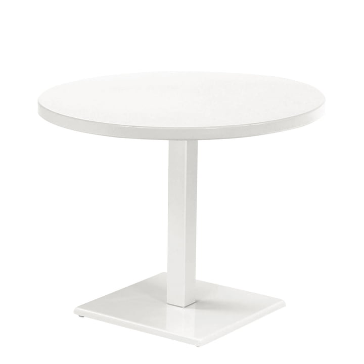 Round Tisch H 75 cm, Ø 90 cm von Emu in weiß