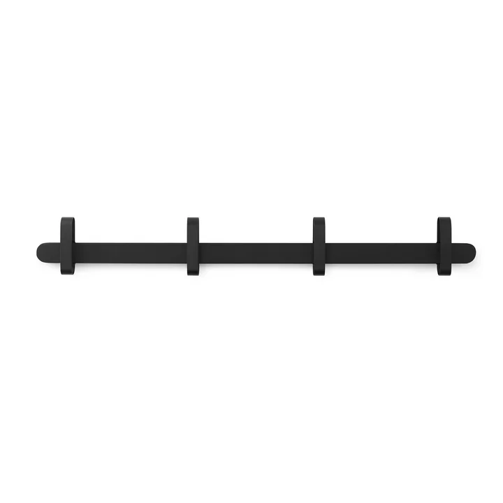 Normann Copenhagen - Hoop Garderobenleiste, schwarz