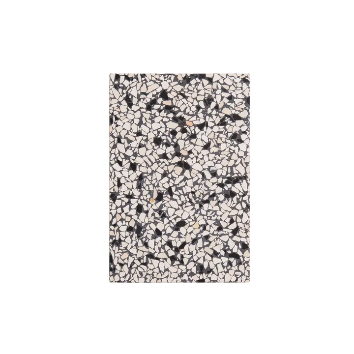 Das OK Design - Confetti Schneide- und Servierbrett Small, schwarz & elfenbein