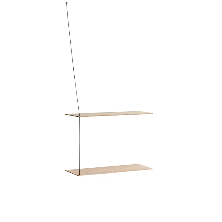 Woud - Stedge Wandregal small, Eiche geseift