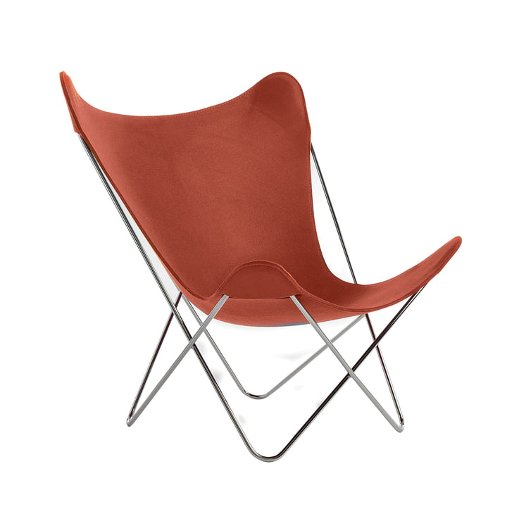 Knoll - Butterfly Chair, Chromgestell / brick (Jubiläumsedition)
