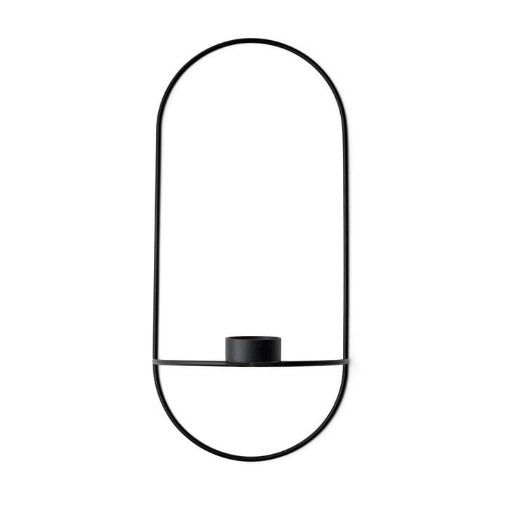 POV Teelichthalter oval von Menu in schwarz