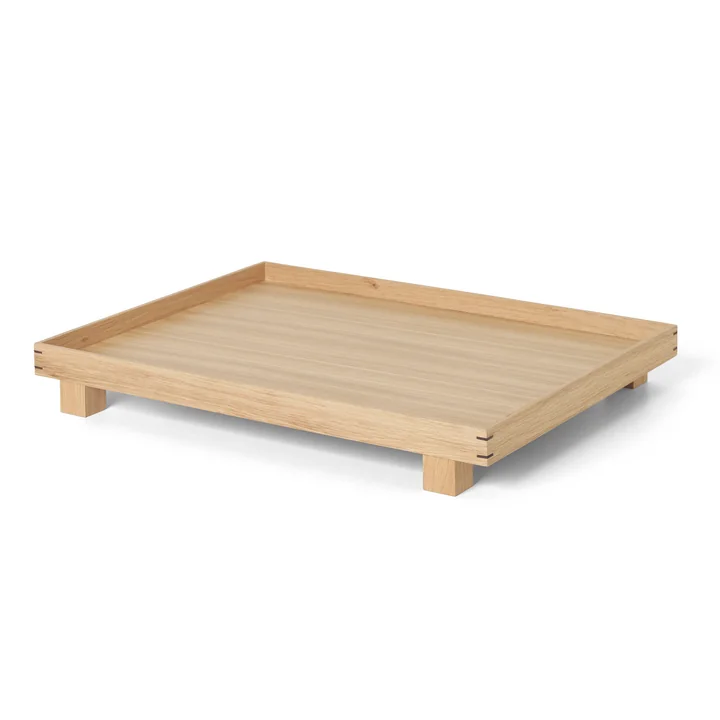 Bon Holztablett large von Ferm Living in Eiche