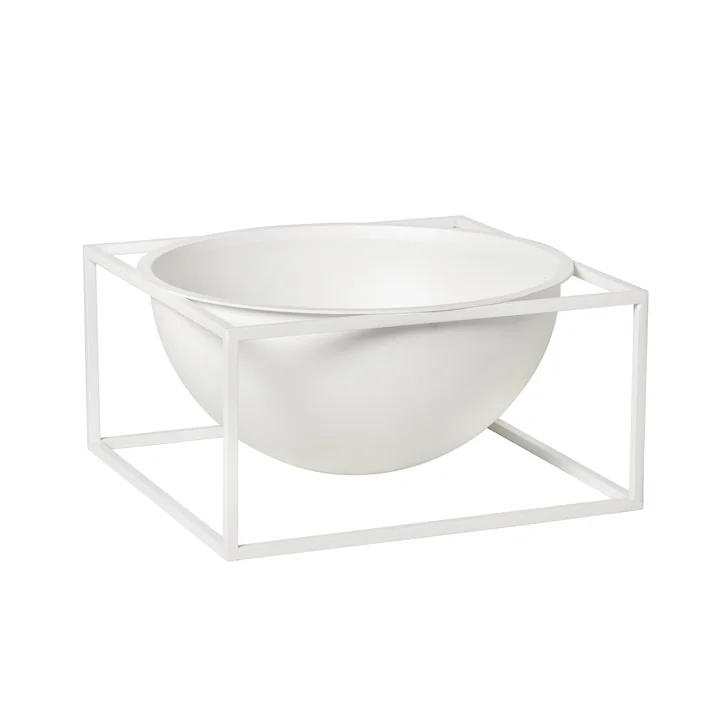 Audo - Kubus Bowl Centerpieces H 11.5 cm, large / weiß