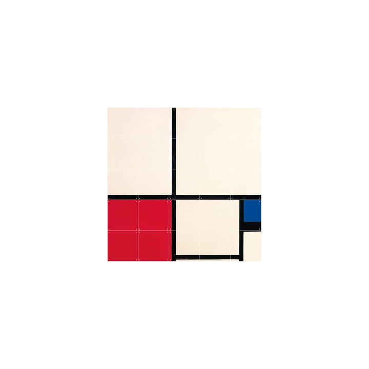 Composition in Colours (Mondrian) 100 x 100 cm von IXXI