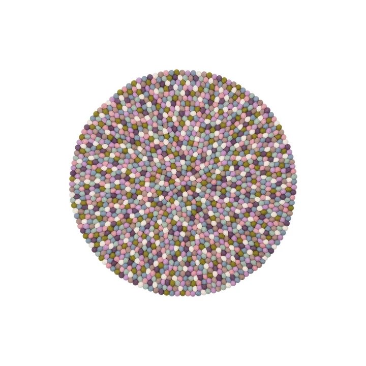 Greta Filzkugelteppich, Ø 90 cm von myfelt
