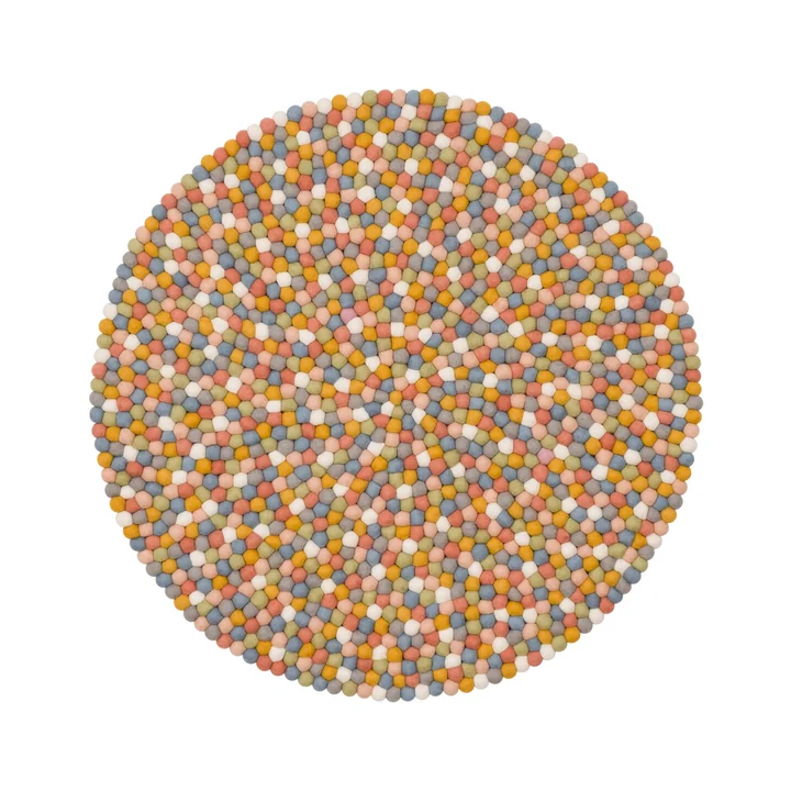 Liese Filzkugelteppich, Ø 140 cm von myfelt