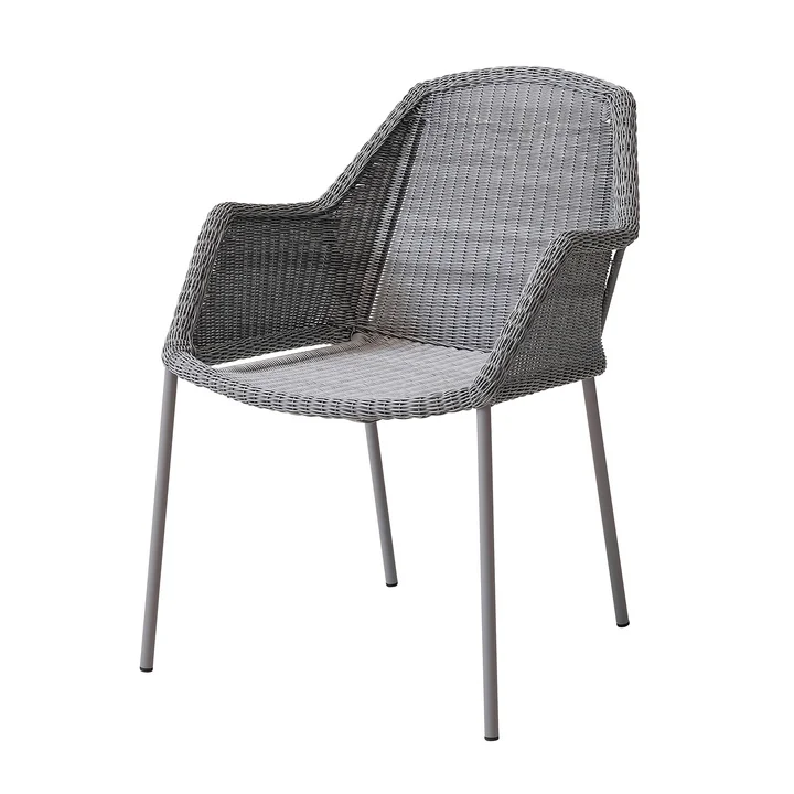 Breeze Sessel stapelbar (5464) von Cane-line in hellgrau