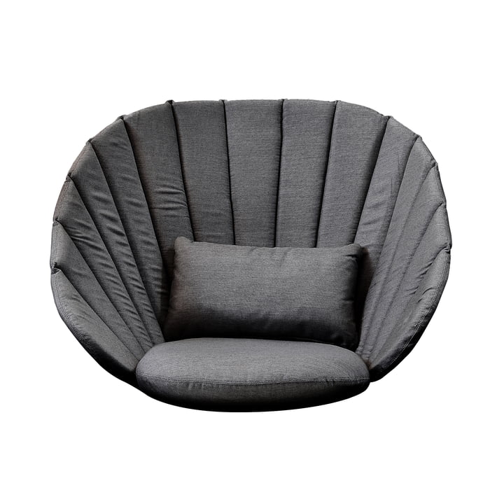 Kissen-Set (3 tlg.) für Peacock Lounge Sessel von Cane-line in grau