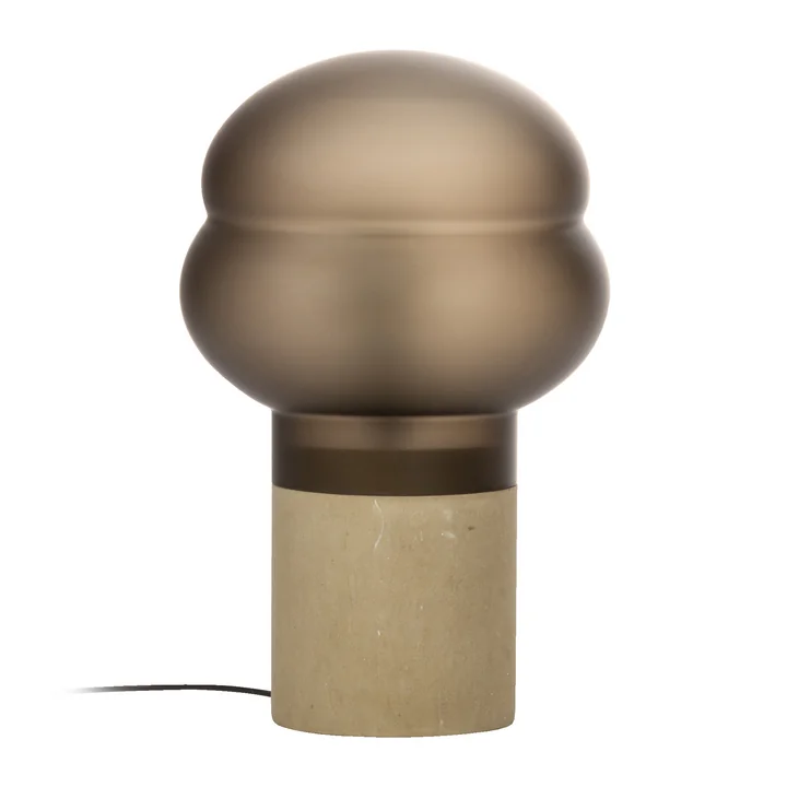 Kumo Bodenleuchte high von Pulpo in rauchgrau / taupe
