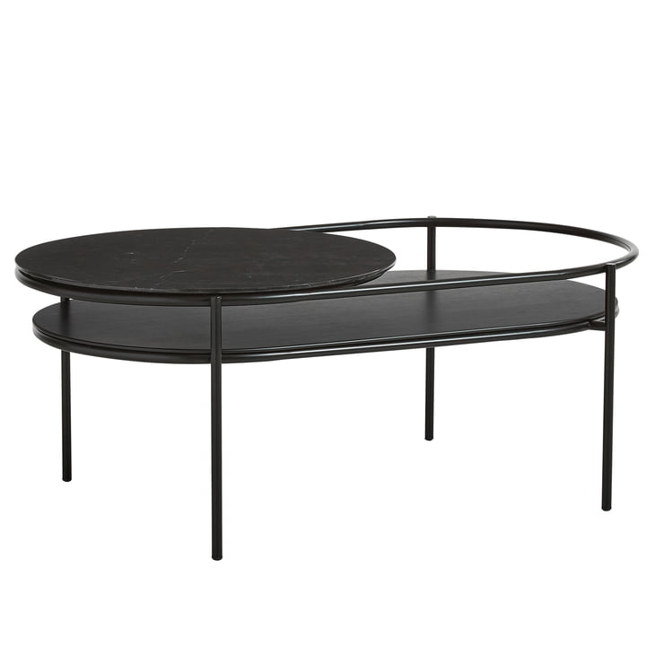 Verde Couchtisch von Woud in Marmor schwarz