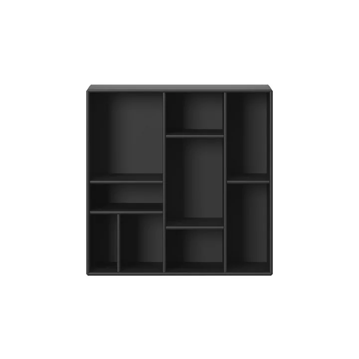 Compile Regal mit Aufhängung von Montana in schwarz