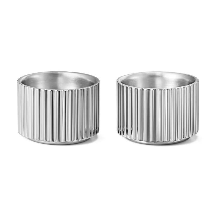 Bernadotte Eierbecher (2er-Set), Edelstahl poliert von Georg Jensen