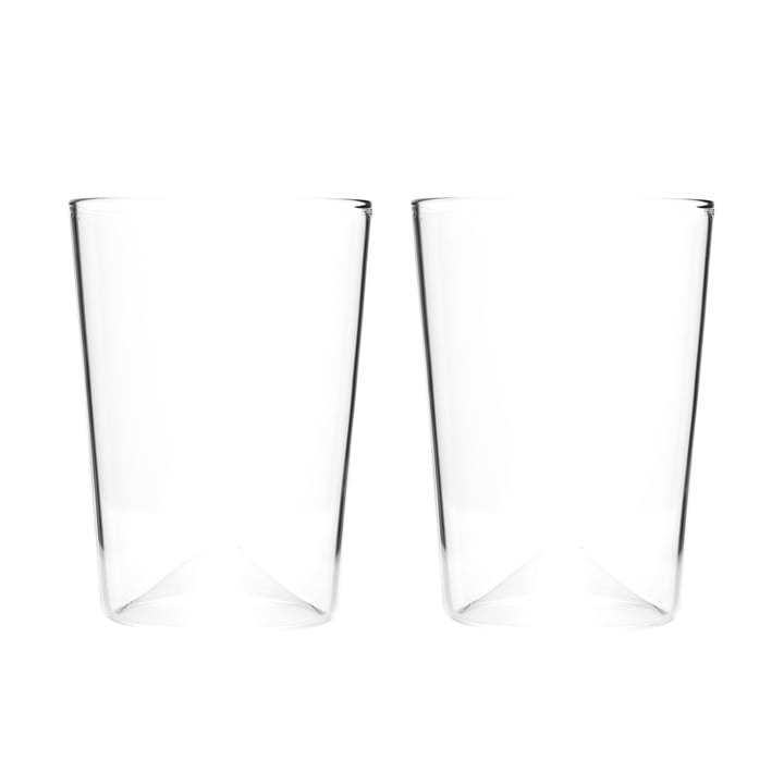 Rien Trinkglas Ø 81 x H 110 mm (2er-Set) von New Tendency