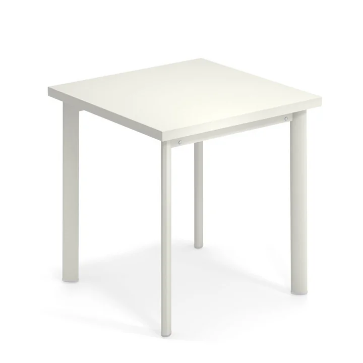 Star Tisch H 75 cm, 70 x 70 cm in weiß von Emu