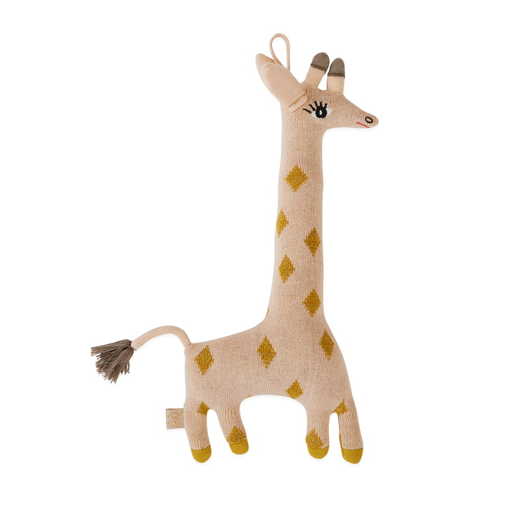 Strick-Kuscheltier Baby Giraffe Guggi von OYOY