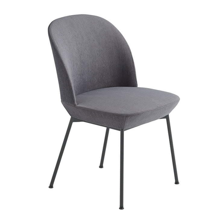 Oslo Side Chair in anthrazit schwarz / grau (Still 161) von Muuto